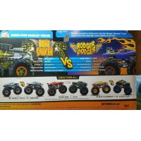 Mattel Hot Wheels Monster trucks demolačné duo Bone Shaker VS Rodger Dodger 2