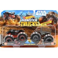 Mattel Hot Wheels Monster trucks demolačné duo Darth Vader a Chewbacca 3