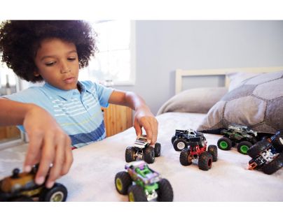 Mattel Hot Wheels Monster trucks demolačné duo LocoPunk a Pure Musole FYJ66