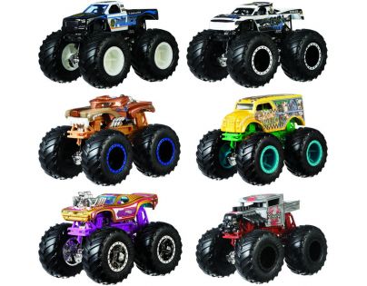 Mattel Hot Wheels Monster trucks demolačné duo LocoPunk a Pure Musole FYJ66