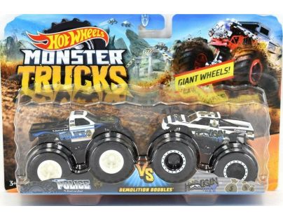 Mattel Hot Wheels Monster trucks demolačné duo Police a Holigan