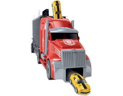 1:16 Ťahač s autami a vrtuľníkom 55 cm - Poškodený obal