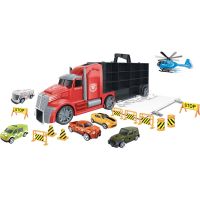 1:16 Ťahač s autami a vrtuľníkom 55 cm 5
