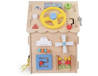 2Kids Toys Activity board Domček prírodný