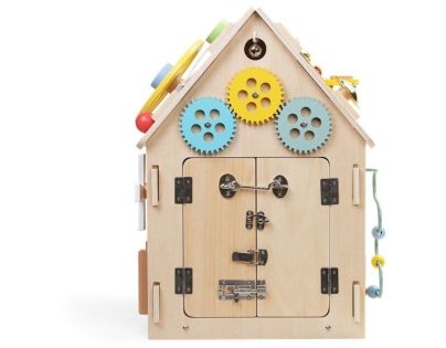 2Kids Toys Activity board Domček prírodný