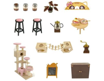 2Kids Toys miniatúra domčeka Mačacia kaviareň so záhradkou