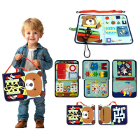 2Kids Toys Senzorická busy kniha Macko 2