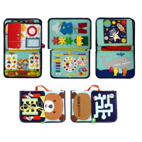 2Kids Toys Senzorická busy kniha Macko 3