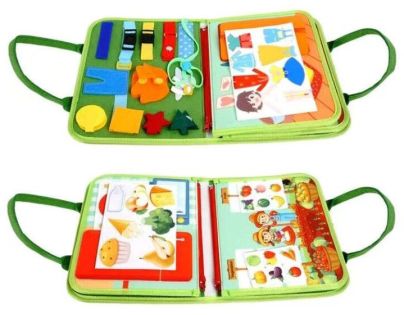 2Kids Toys Senzorická busy kniha Safari