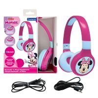 Lexibook 2v1 bluetooth skladacie slúchadlá Minnie s limitom hlasitosti