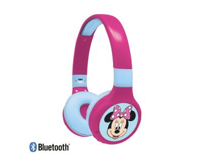 Lexibook 2v1 bluetooth skladacie slúchadlá Minnie s limitom hlasitosti