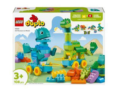 LEGO® DUPLO® 10451 3 v 1: Dinosauri na kolieskach