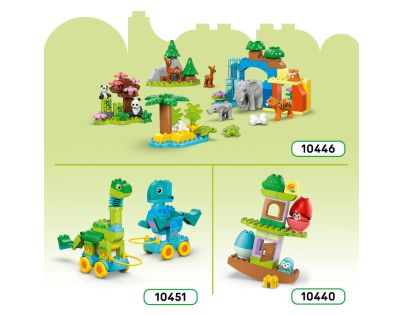 LEGO® DUPLO® 10448 3 v 1: Zvieratká na kolieskach