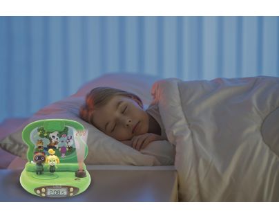 Lexibook 3D budík zvieratka s projekciou času