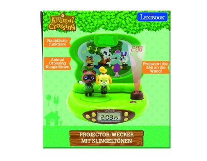 Lexibook 3D budík zvieratka s projekciou času
