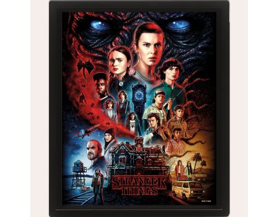 Pyramid International 3D Obrázok Stranger Things Vecna - Poškodený obal