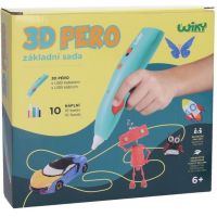3D pero WIKY základná sada 10 náplní 10 šablón 3