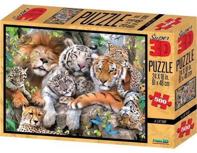 3D Puzzle Šelmy 500 dílků