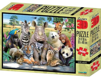 3D Puzzle Exotické 500 dielikov