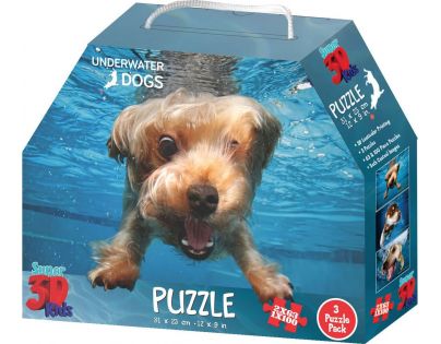 Prime 3D Puzzle 3 v 1 Psíci pod vodou 226 dielikov