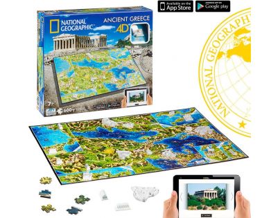 4D Cityscape puzzle National Geographic Staroveké Grécko