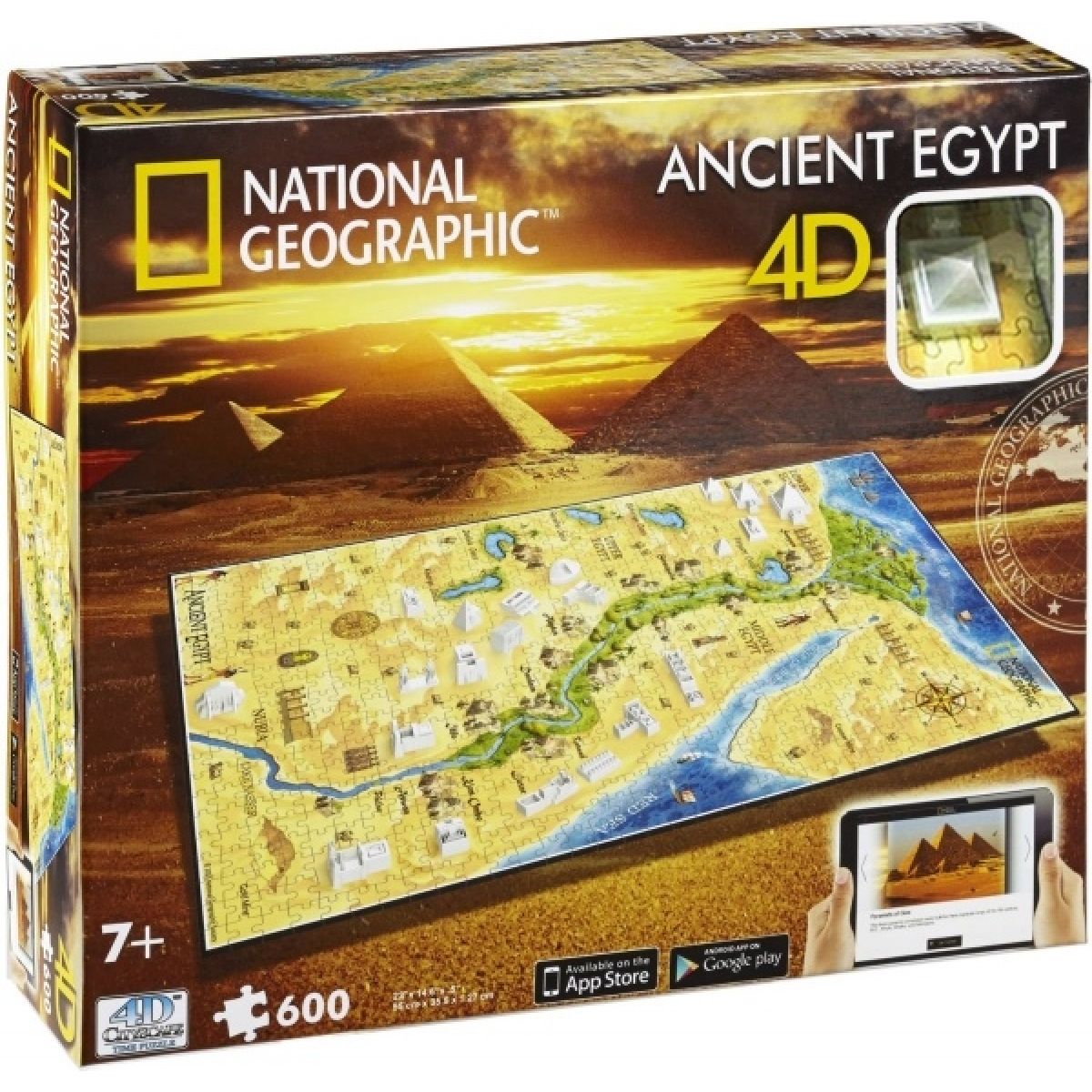 4D Cityscape puzzle National Geographic Staroveký Egypt