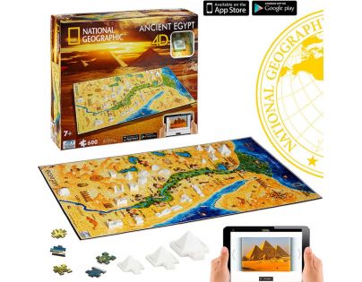4D Cityscape puzzle National Geographic Staroveký Egypt