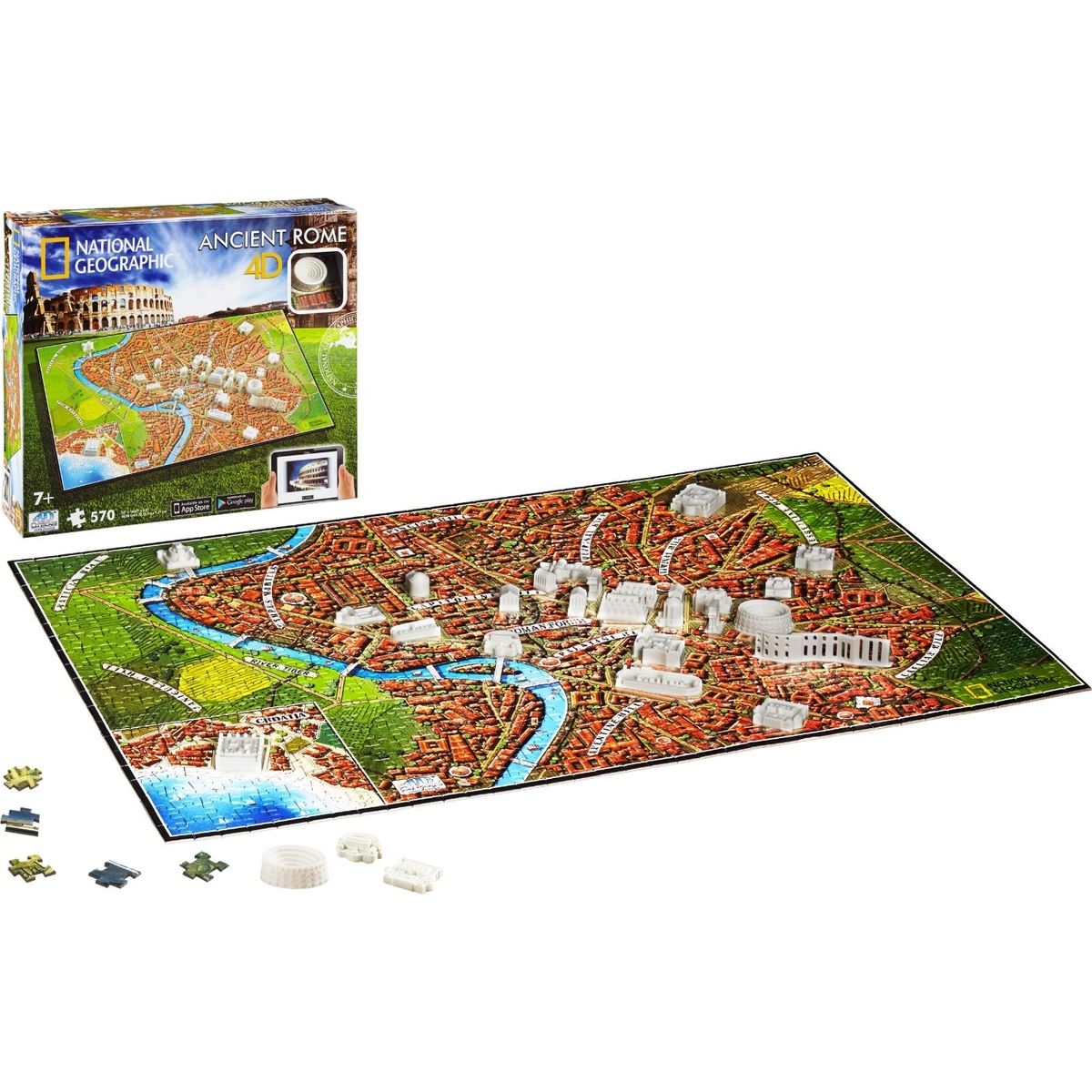 4D Cityscape puzzle National Geographic Staroveký Rím