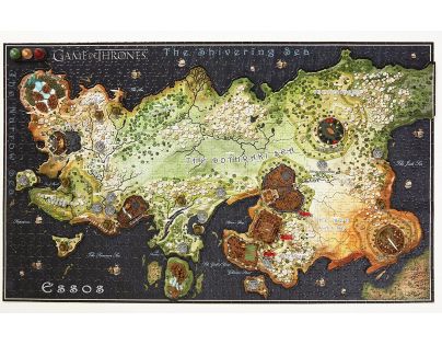 4D CITYSCAPE puzzle Hra o tróny Game of Thrones ESSO