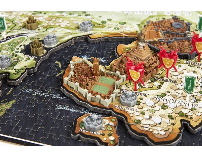 4D CITYSCAPE puzzle Hra o tróny Game of Thrones ESSO