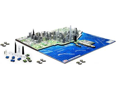 4D Cityscape puzzle Time Panorama Chicago