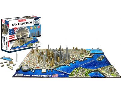 4D Cityscape puzzle Time Panorama San Francisco