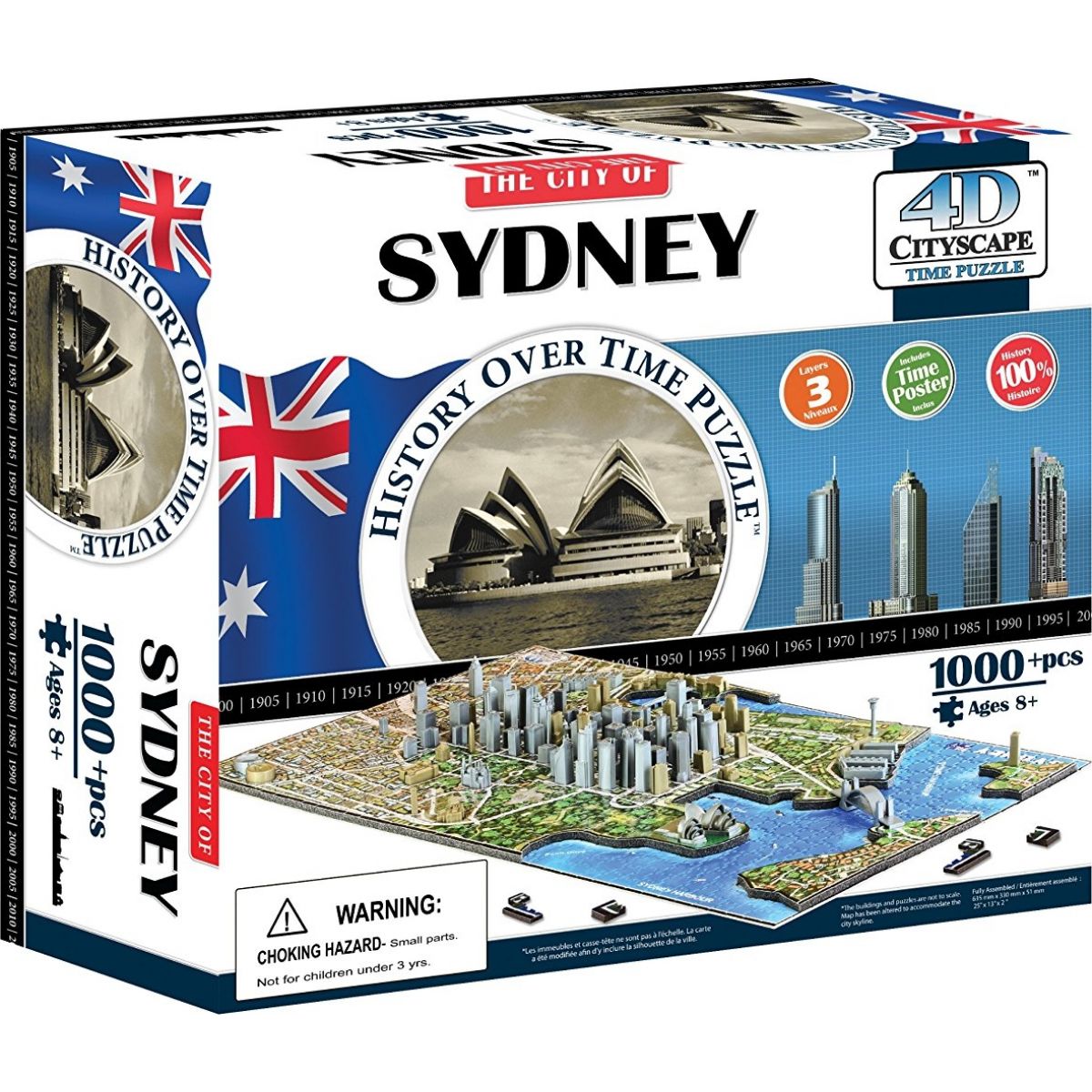 4D Cityscape puzzle Time Panorama Sydney