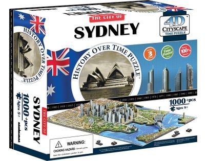 4D Cityscape puzzle Time Panorama Sydney