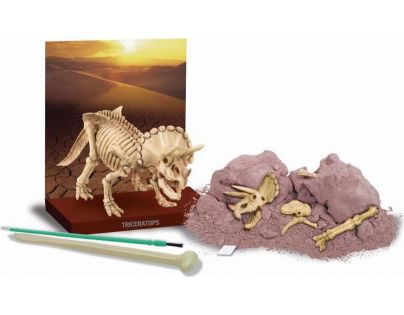 4M Triceratops skládací kostra