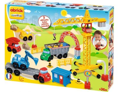 Abrick 3035 Staveniště s jeřábem - Poškozený obal