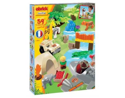 Abrick 3073 Safari s džunglí se zvířátkami 59ks