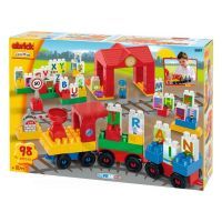 Abrick 3097 Vláček s abecedou 98ks 2