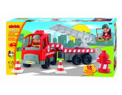 Ecoiffier 3213 - Abrick hasičské auto se žebříkem