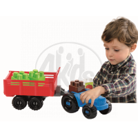 Abrick 3234 Traktor s farmářem a zajícem 22ks 3