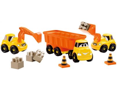 Ecoiffier stavebné autíčka Abrick 3252 oranžové