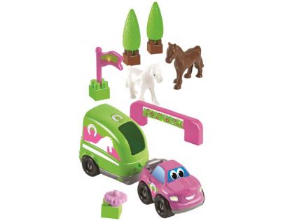 Abrick Auto s prívesom pre kone