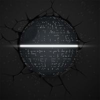 ADC Black Fire 3D světlo na stěnu Star Wars Hvězda smrti 3