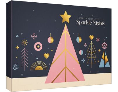 Adventný kalendár kozmetický Trblietavá noc
