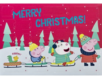 Karton P+P Adventný kalendár Prasiatko Peppa
