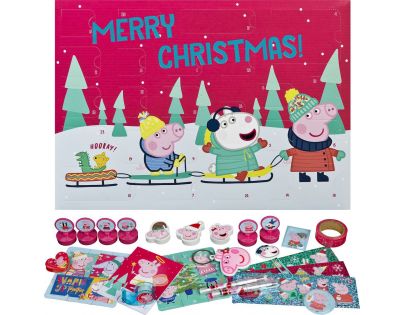 Karton P+P Adventný kalendár Prasiatko Peppa
