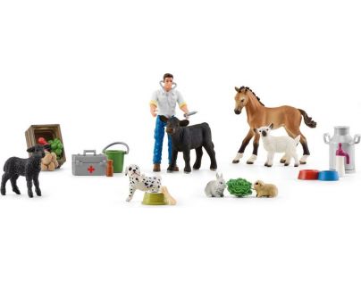 Schleich Adventný kalendár Domáce zvieratá