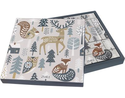 Adventný kozmetický kalendár Puzzle Scandic Wildlife