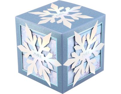 Adventný kozmetický kalendár Snowflake Puzzle – ľadovo biela