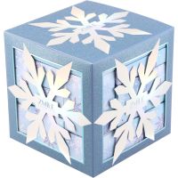 Adventný kozmetický kalendár Snowflake Puzzle – ľadovo biela 3